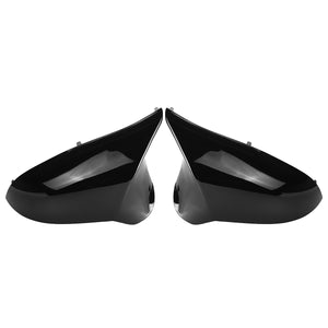 1Pair Side Mirror Cover Caps Replace Gloss Black For BMW F80 M3 F82 M4 2015-2018