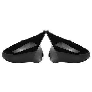 1Pair Side Mirror Cover Caps Replace Gloss Black For BMW F80 M3 F82 M4 2015-2018