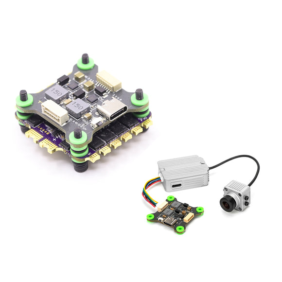 Transtec F7 Flight Controller OSD MPU6000 & 50A 3-6S Blheli_32 4 In 1 Brushless ESC 5V/3A BEC for DJI HD VTX SYSTEM Stack
