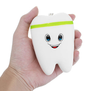 10.5cm Squishy Green Teeth Cute Slow Rising Toys Phone Pendant Scented Toy