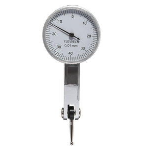 0-0.8 0.01 Precision Lever Dial Test Indicator Gauge Portable Scale Meter Tool