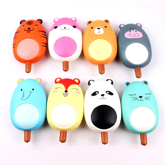 16.5*10cm Squishy Slow Rebound Animal Expression Ice Cream With Packaging Cute Toys Gift