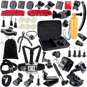 41 in 1 Helmet Chest Belt Head Strap Mount Adapter Tripod Kit Sets for GoPro SJCam XiaoMi Action Sports Camera