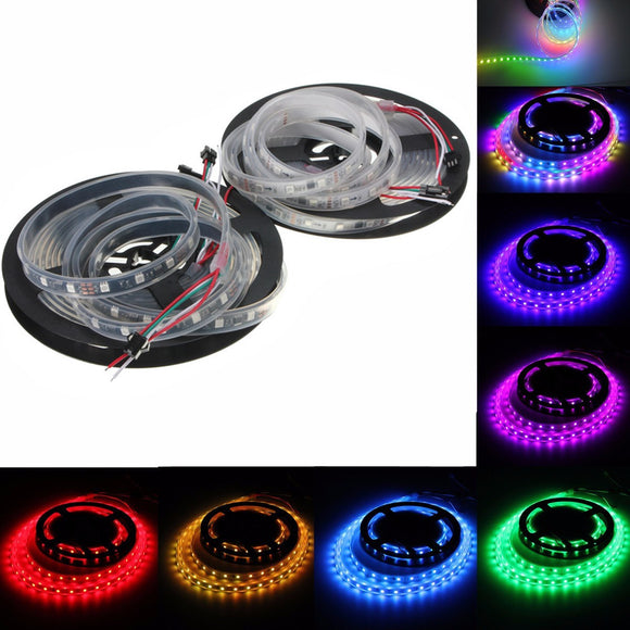 WS2811 5M LED Strip 240 SMD 5050 RGB Dream Color Light Waterproof IP65 DC 12V