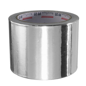 80mm Silver Aluminum Foil Adhesive Seal Ring Heating Roll Tape 25M