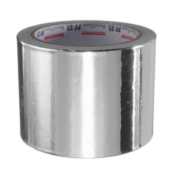 80mm Silver Aluminum Foil Adhesive Seal Ring Heating Roll Tape 25M