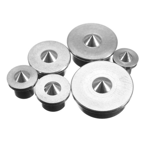 6pcs 4-12mm Round Wood Tenon Bit Positioning Tool Dowel Hole Set