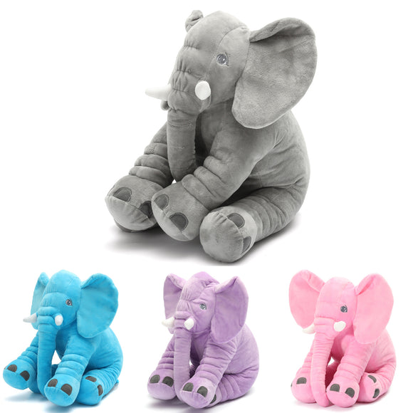 15.7 Stuffed Animal Soft Cushion Baby Sleeping Soft Pillow Elephant Plush Cute Toy for Toddler Infant Kids Gift