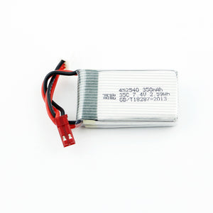 KINGKONG/LDARC 2S 7.4V 350mAh 35C Lipo Battery For Kingkong Q90 FPV Brushless Racer RC Drone FPV Racing Multi Rotor