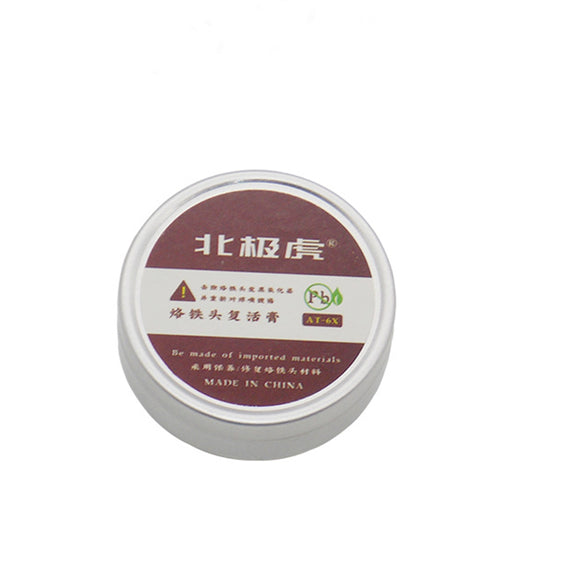Electric Soldering Iron Head Resurrection Paste To Solve The Blackening Of The Soldering Tip, Non-stick Tin Soldering Iron Head Oxidation Cleaning Paste At-6x