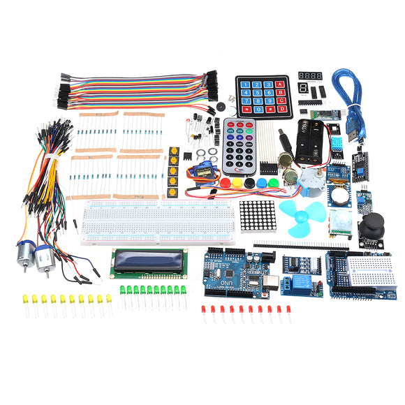 Ultimate UNO R3 Starter Kit With OLED SPI bluetooth LCD1602 RTC DHT11 For Arduino