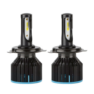 Pair NAO S6 Car LED Headlights Lamp Bulb H1 H4 H7 H11 9005 5202 56W 6400LM 6500K