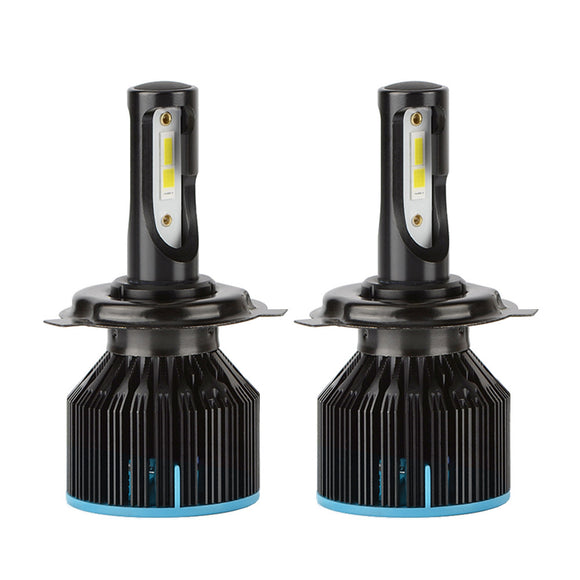 Pair NAO S6 Car LED Headlights Lamp Bulb H1 H4 H7 H11 9005 5202 56W 6400LM 6500K