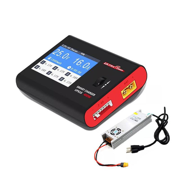 Ultra Power UP616 DC 400W 16A Smart Battery Balance Charger With LANTIAN 400W Power Supply Adapter