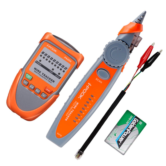 EIVOTOR RJ45 RJ11 Telephone Phone Wire Tracker Ethernet LAN Network Cable Tester