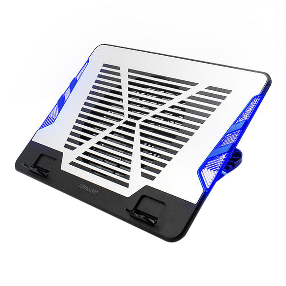 Oimaster CF-6542-B Genuine USB Laptop Cooler Cooling Pad Base Led Notebook Cooler Computer USB Fan Stand For Laptop PC 12-17 Inch