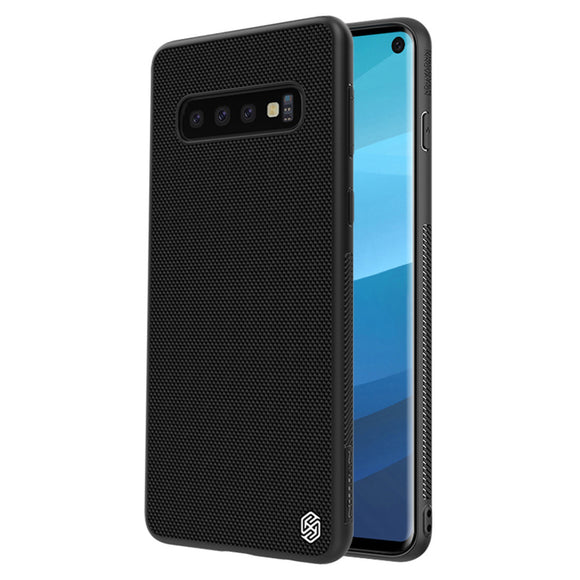 NILLKIN 3D Textured Pattern Shockproof TPU + PC Back Cover Protective Case for Samsung Galaxy S10 Plus / S10+