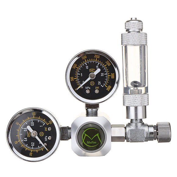 CO2 Regulator Decompression Table 2 Gauge Aquarium Bubble Counter W21.8 Interfac