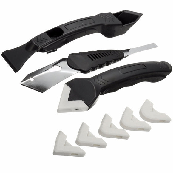 3Pcs Silicone Scraper Caulking Grouting Sealant Finishing Cleaning Tool Kit