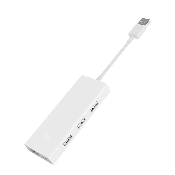 XiaoMi Mi USB 3.0 to 3-Port USB 3.0 1000Mbps Gigabit RJ45 Adapter USB Hub with Micro USB Power Port