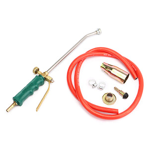 Flame Gun Kit Burners Fire Maker Hose Propane Weed Burner Torch Spraying Gun Piezo Tube 2 Switch
