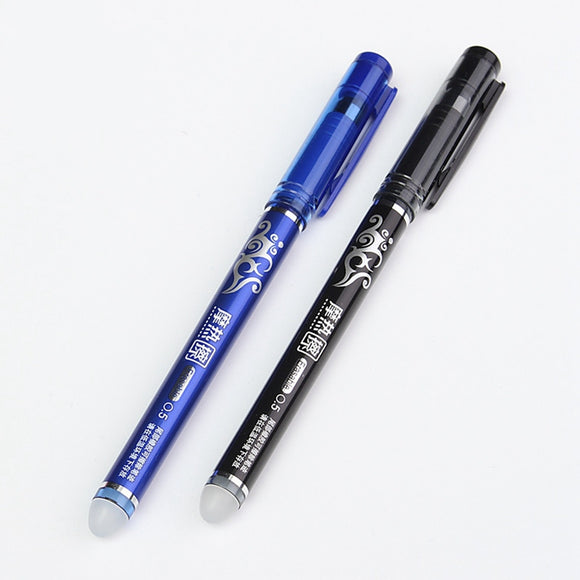 12pcs GP-688 0.5mm Erasable Pen Gel Pen School Stationery  Children Students Magic Pen Blue Black