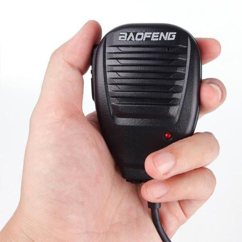 BAOFENG Handheld Microphone Speaker With Indication Light for BF-888S UV5R Radio Walkie Talkie