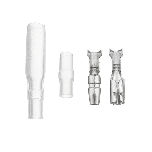 50Pcs 3.9mm Bullet Connectors Male & Female Socket Wire Terminals Kit