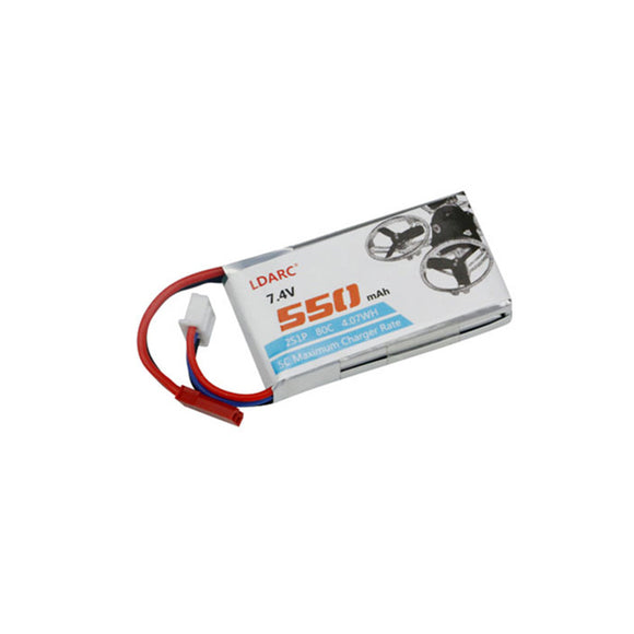 KINGKONG/LDARC FPV EGG V2 136mm RC FPV Racing Drone Spare Part 7.4V 550mAh 80C Lipo Battery