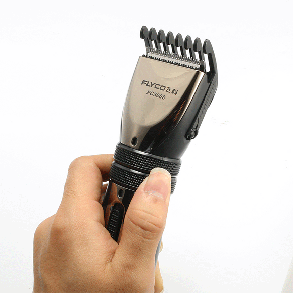 Flyco FC5808 Global Voltage Mute Hair Clipper Trimmer Kits Stainless Steel Babies Adults