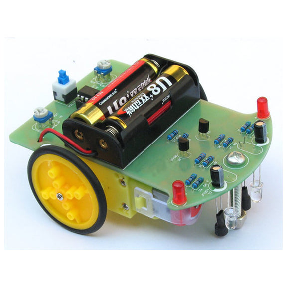 10PCS Tracking Robot Car Electronic DIY Kit With Reduction Motor