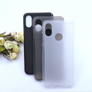 Bakeey Pudding Matte Shockproof Soft TPU Back Cover Protective Case for Xiaomi Mi8 Mi 8