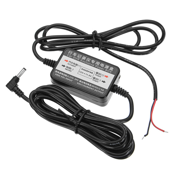 Micro Mini USB DC3.5 Interface DVR 12-30V To 5V 12V Power Inverter Converter