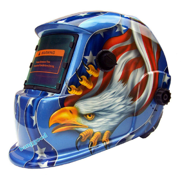 AUDEW CE ANSI Solar Powered Auto-Darkening Welding Helmet Grinding Welderr Mask