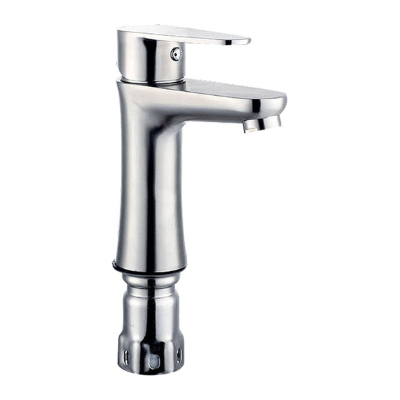 Stainless Steel Faucet Modern Chrome Bathroom Bath Water Faucet Basin Mixers Tap