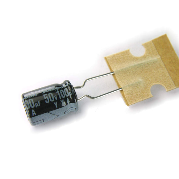 20 PCS BUBYCON 50V 100UF Electrolytic Capacitor 8x11.5mm YXF for RC Drone FPV Racing