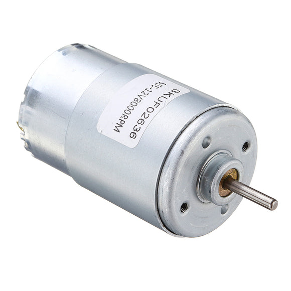 555 Gear Motor DC 24V Reversible Motor 2.5mm Shaft Diameter Gear Reduction Motor