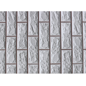 10M Wall Paper Brick Stone Rustic Effect Self-adhesive Wall Stickers Home Decor