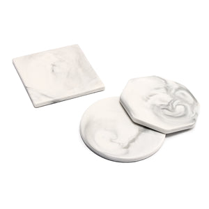 3 Pattern Marble Ceramic Texture Drink Coffee Tea Cup Coaster Mat Anti-Slip