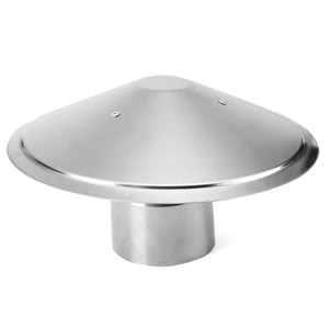 8 Inch Stove Pipe Chimney Cap Galvanized Iron Mushroom Shaped Roof Ventilation