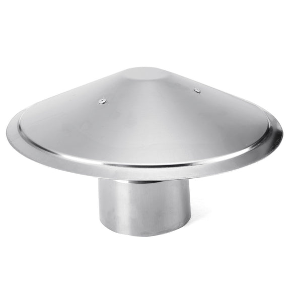 8 Inch Stove Pipe Chimney Cap Galvanized Iron Mushroom Shaped Roof Ventilation