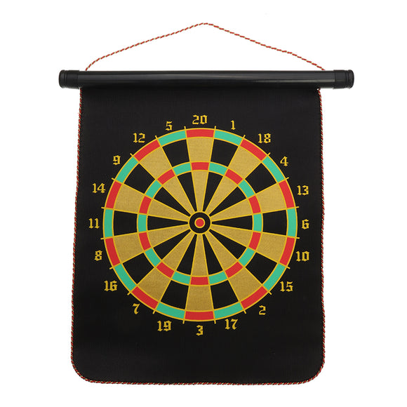 Double Sided Safety Magnetic Dart Board With 4 Pcs Darts Boxing Target Game Toy