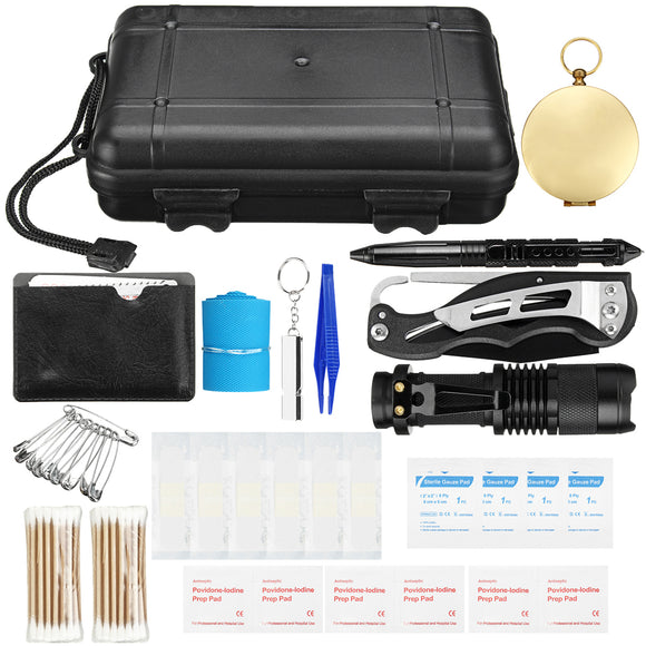 Field Survival Tools Kit Outdoor Multi-aid Equipment SOS Expedition Supplies