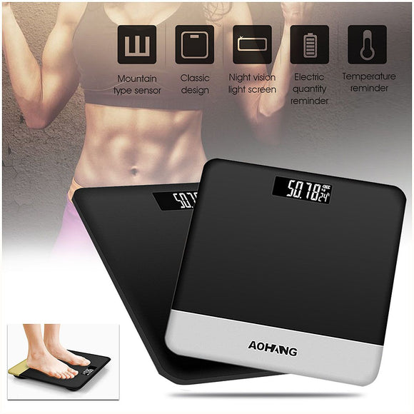 Holmark Electronic LCD Digitial Body Weight Scale Fitness Fat Healty Beauty