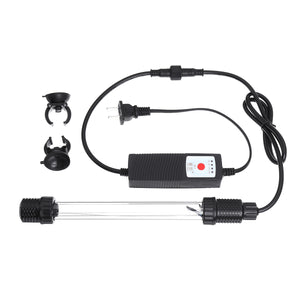 11W/13W UV Fish Tank Sterilizer Submersible Germicidal UV Lamp Aquarium Timer Sterilizer