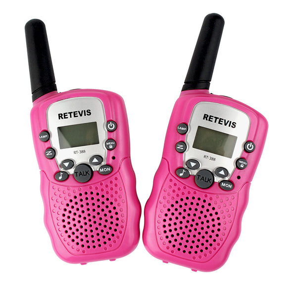 2pcs Retevis RT388 22 Channels Mini Handheld Kids Two Way Radio Walkie Talkie Baofeng BF-T3