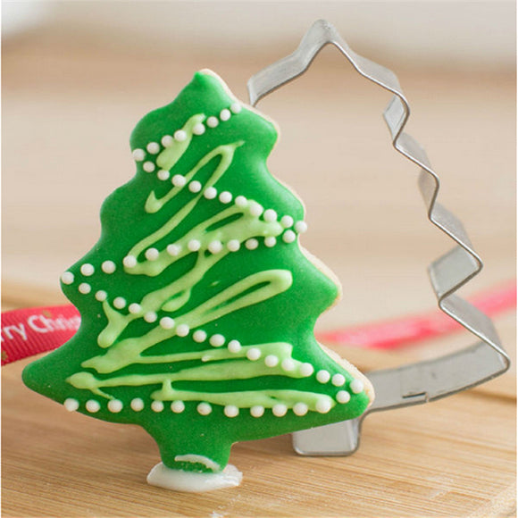 Stainless Steel Christmas Tree Cookie Cutter Mold