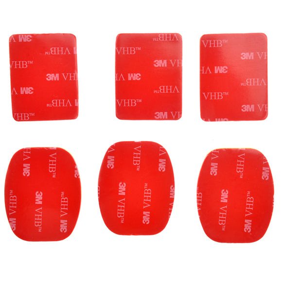 3M sticker Set(6 pcs)for Gopro Helmet Mount HD ST-14