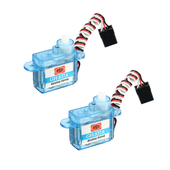 2PCS 3.7g Micro Analog Servo GH-S37A For RC Airplane Helicopter