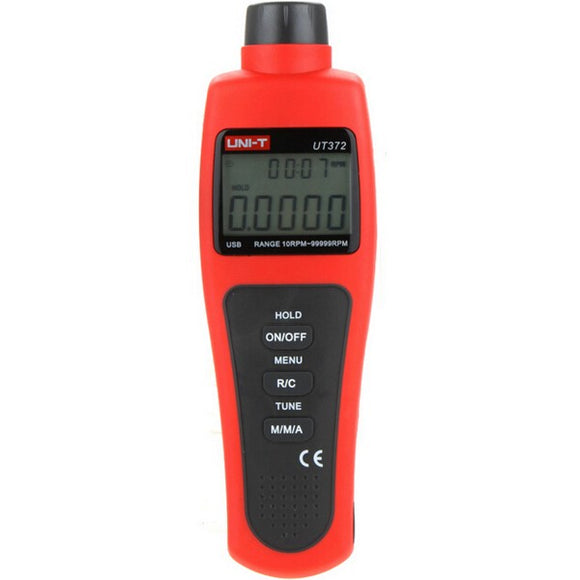 UNI-T UT372 Lcd Display Digital Non Contact USB Interface Tachometer 10RPM-99999RPM